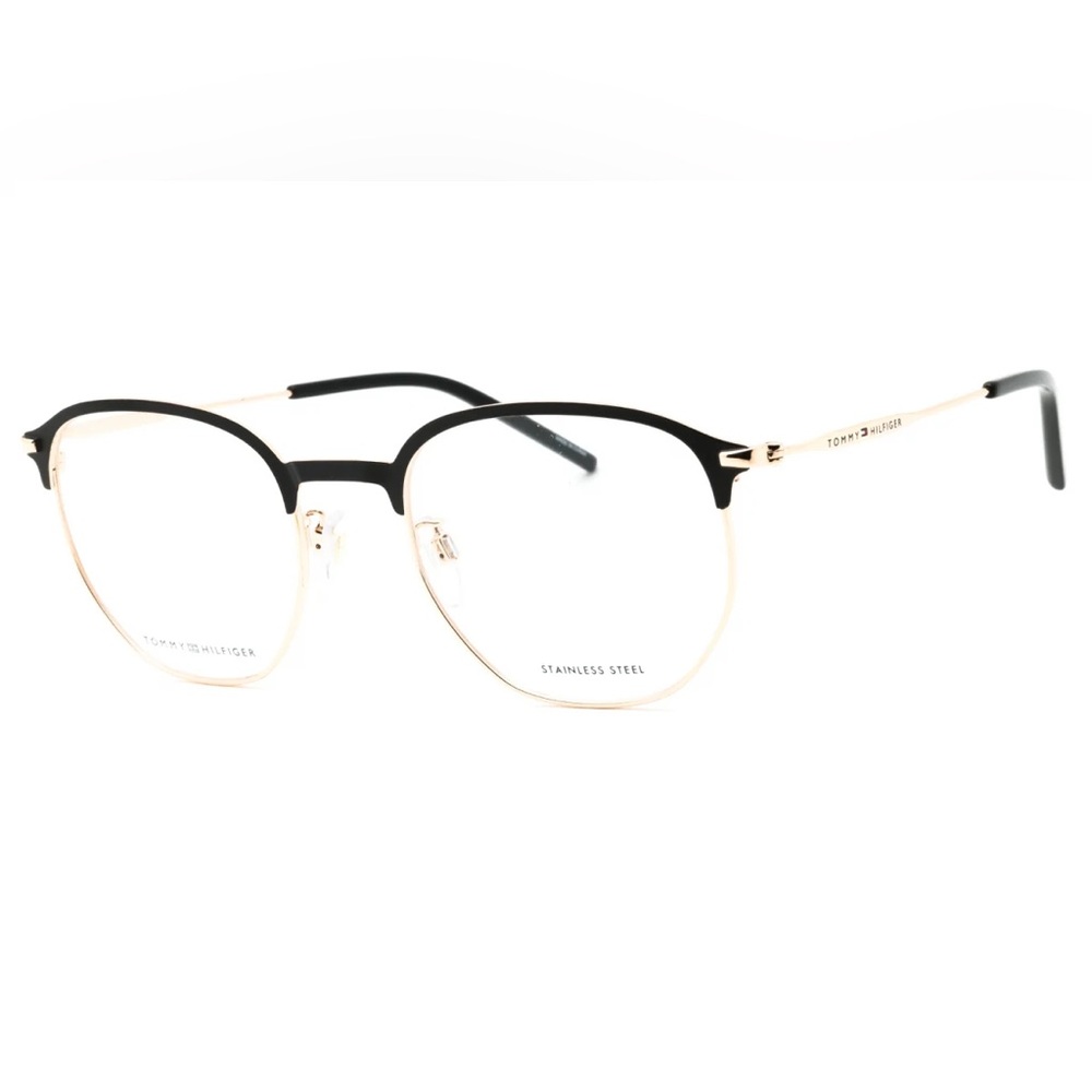 New Tommy Hilfiger Eyeglasses TH 2063/F 0I46 00 Matte Black/Gold 53mm